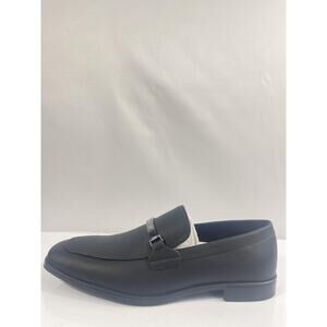 Guess Shoes Mens Size 10.5 Black Gm HANDY Slip On Monk Strap Dress Loafers